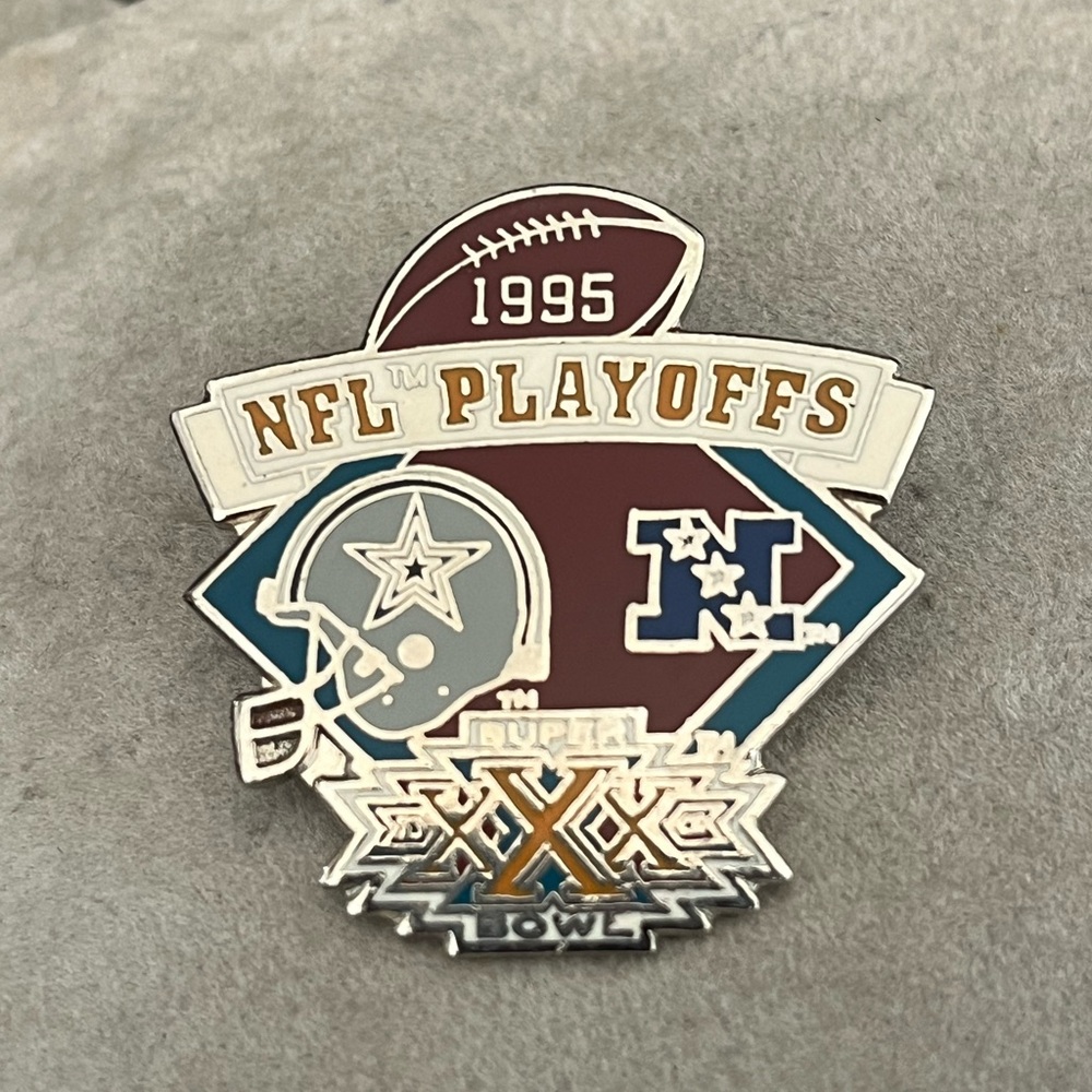1995 NFL Playoffs Dallas Cowboys Pin by Peter David